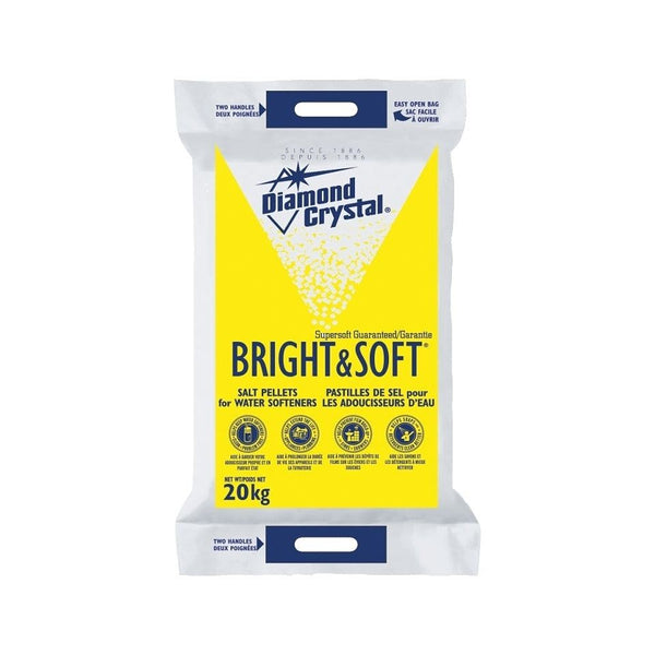 Sel adoucisseur d'eau Bright & Soft®, 20 kg - Diamond Crystal