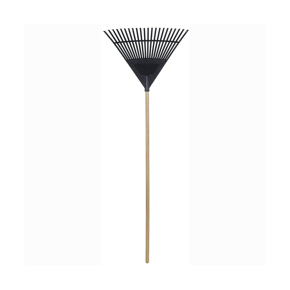 Balai à feuilles à dents en poly, 22 pièces