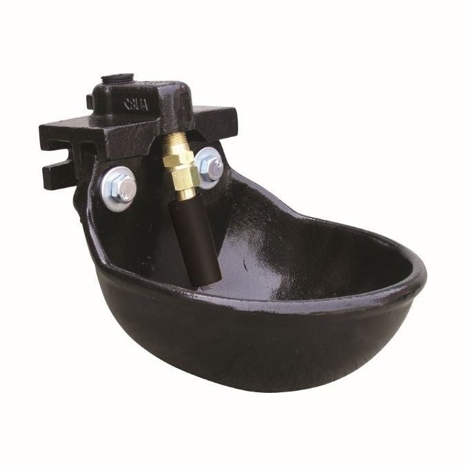 Molded water bowl with molding