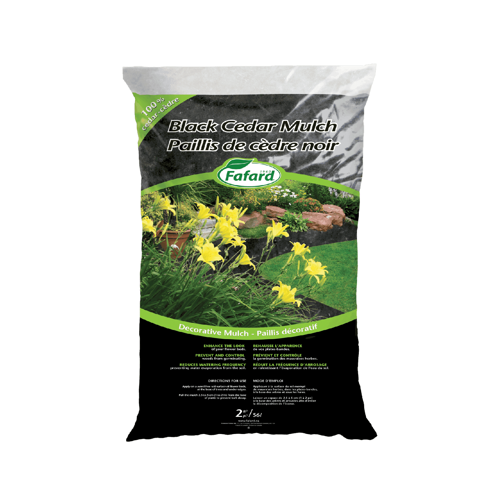 Fafard - Black cedar mulch