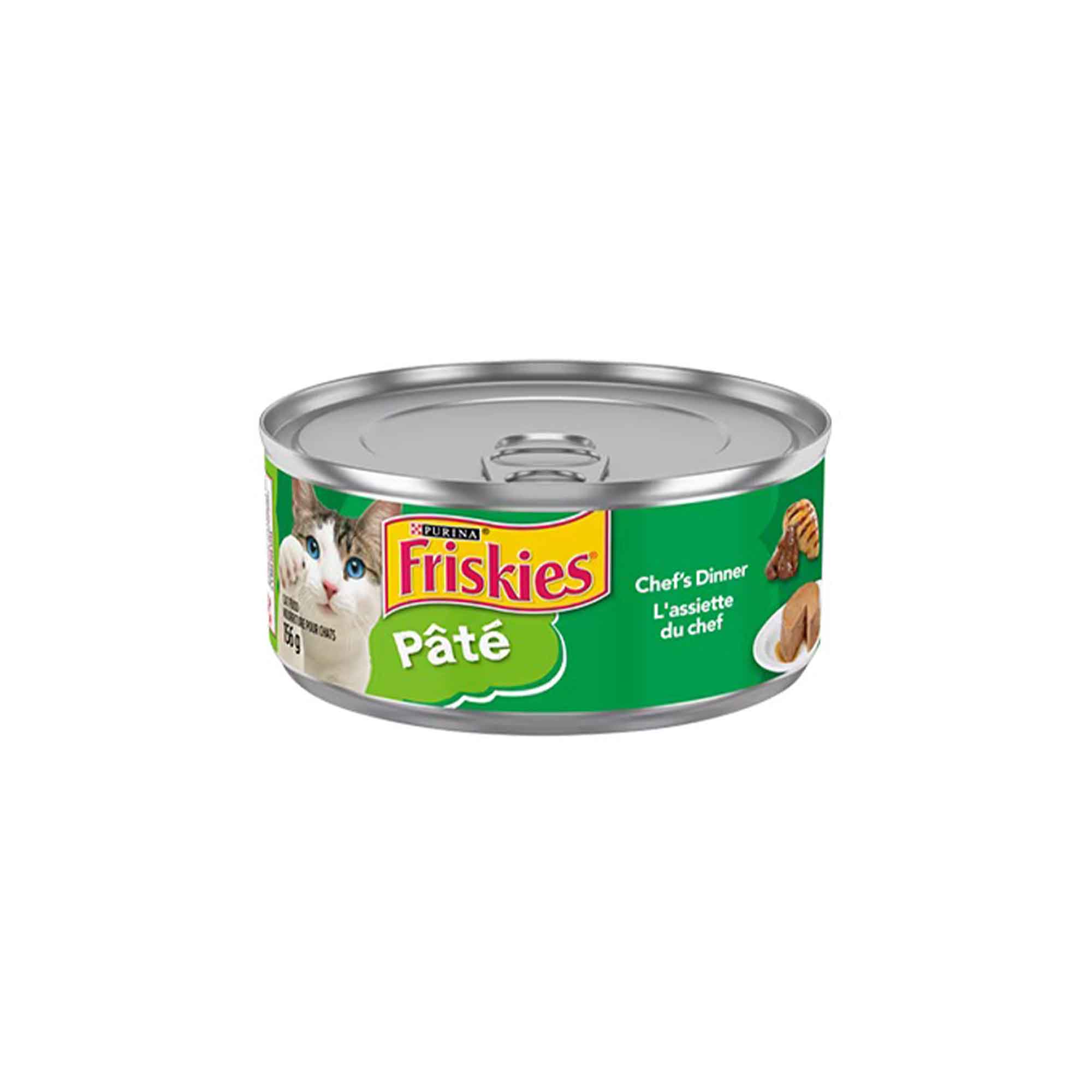 Friskies® Pâté, Chef's Dinner, wet cat food 156g