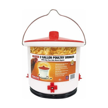 Abreuvoir chauffant suspendue pour volaille 2 gallons (HB-60P) - Farm Innovators