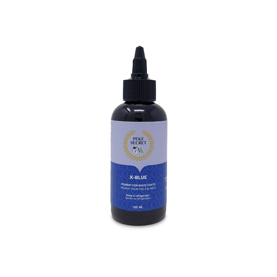 Peke Secret - X-BLUE - Pigment for White and Silver Coat
