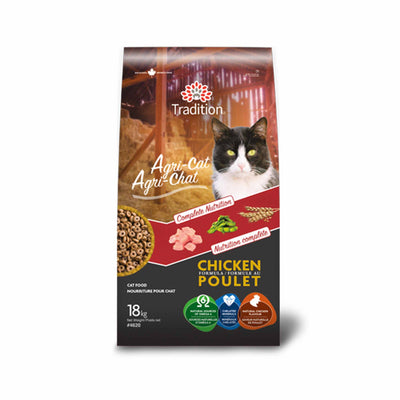 Nourriture sèche pour chats - Tradition Agri-Chat 18Kg