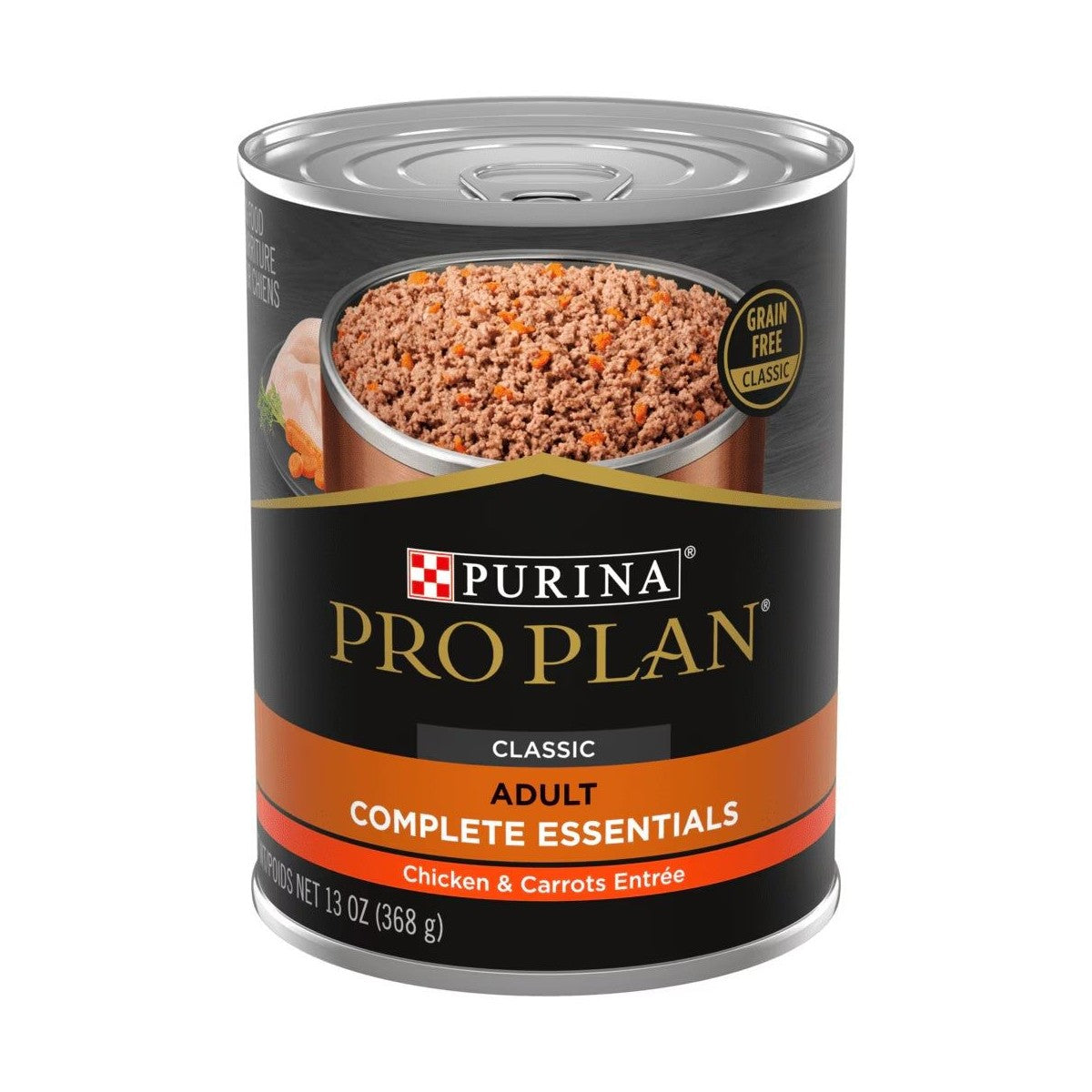 Purina Pro Plan Adulte Poulet & Carottes Sans Grains nourriture humide pour chiens