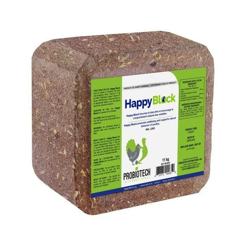 Bloc à picorer, Happy Block, 11 kg - Probiotech