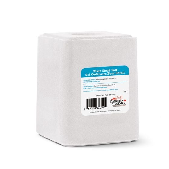 Bloc de sel blanc pour bétail