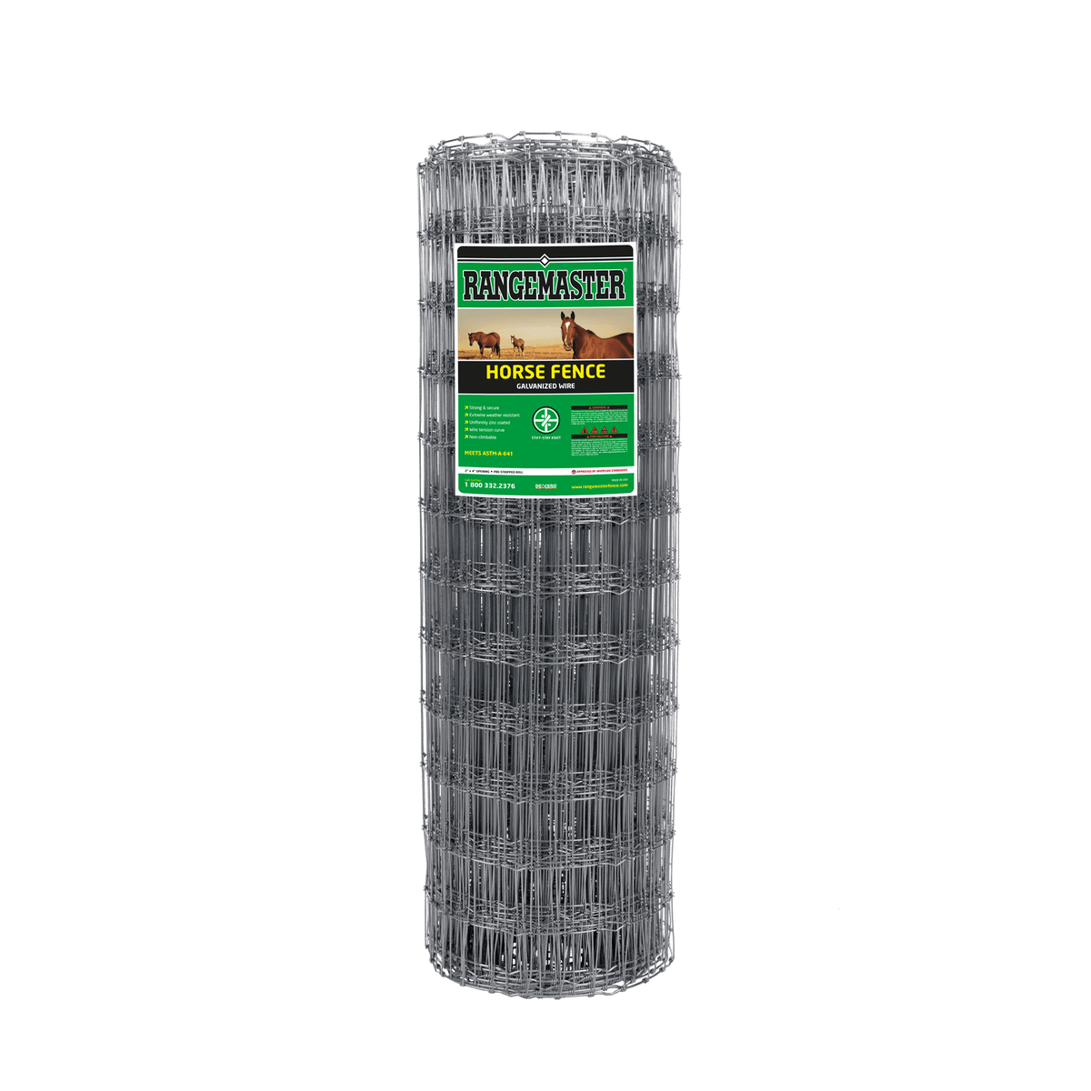 RANGEMASTER- High Resistance Horse Fence (Class 3), 48" x 200' 