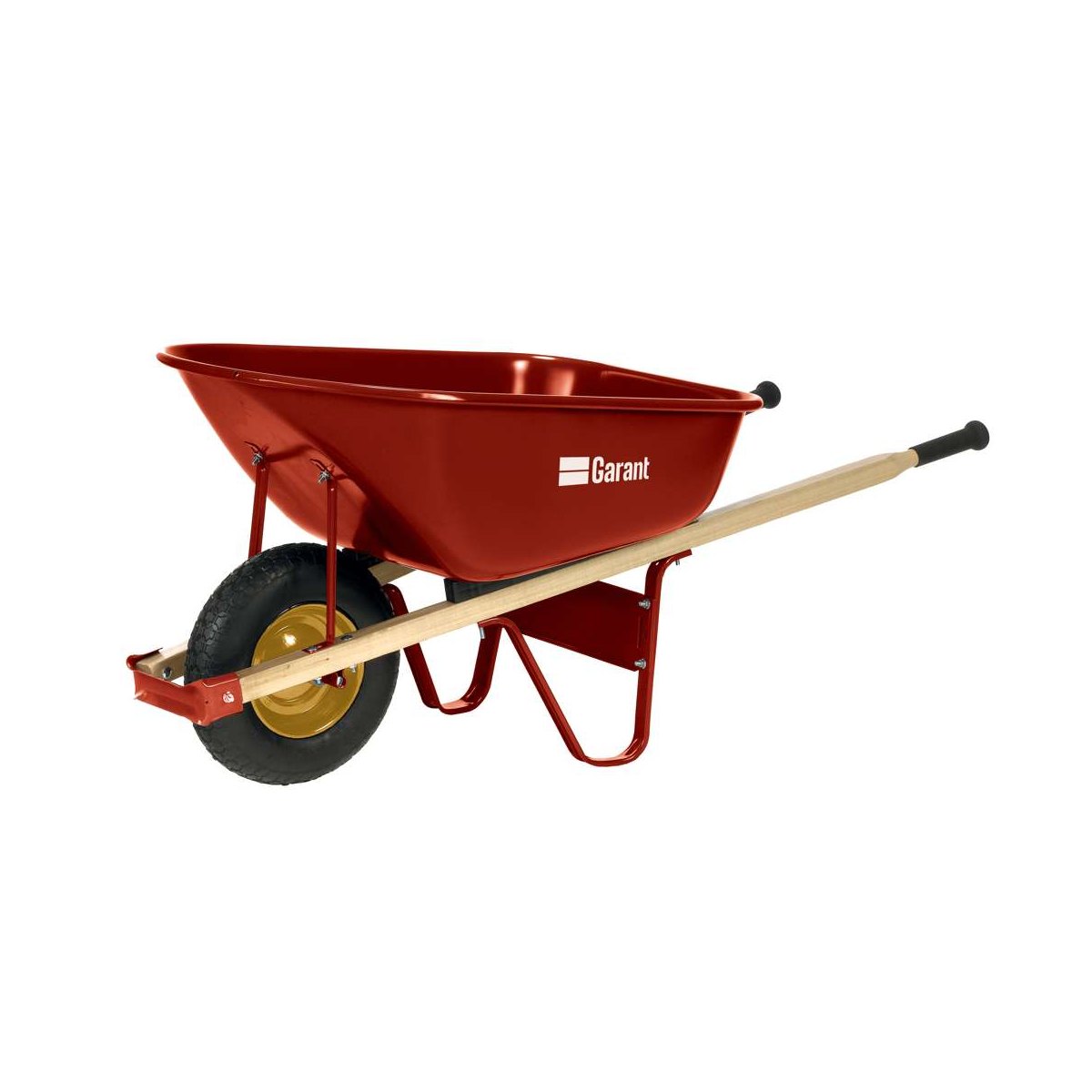 Steel tub wheelbarrow, 6 cubic feet - Guaranteed