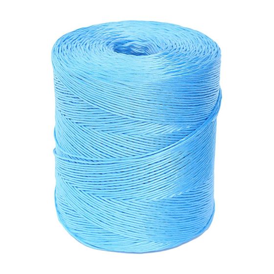 Ficelle synthétique pour balle ronde, 40 000/110, bleu, (2/pqt) - PlastiTech