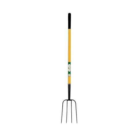 Landscapers Select - 4 Tine Manure Fork with Fiberglass Handle 