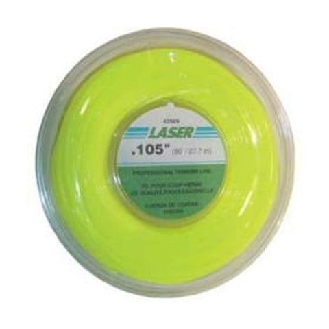 Fil rond professionnel pour taille-bordures (0.105" x 90') - Laser