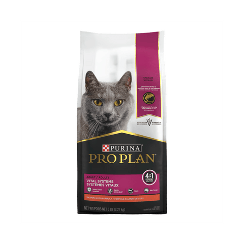 Pro Plan adulte Systèmes Vitaux nourriture sèche pour chats formule saumon et œufs - Purina