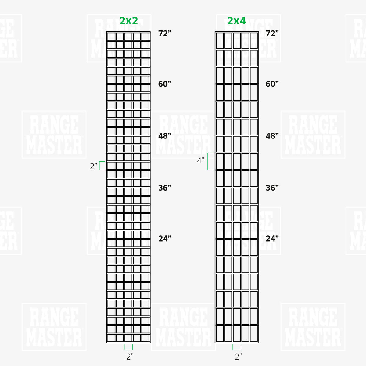 RANGEMASTER - Welded Galvanized Utility Wire (2" x 4") 12.5 Gauge