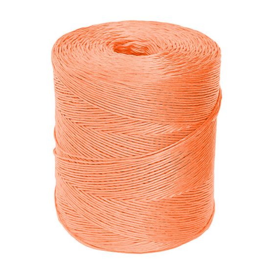 Ficelle synthétique pour petite balle carrée, 12 000/205, orange, (2/pqt) - PlastiTech