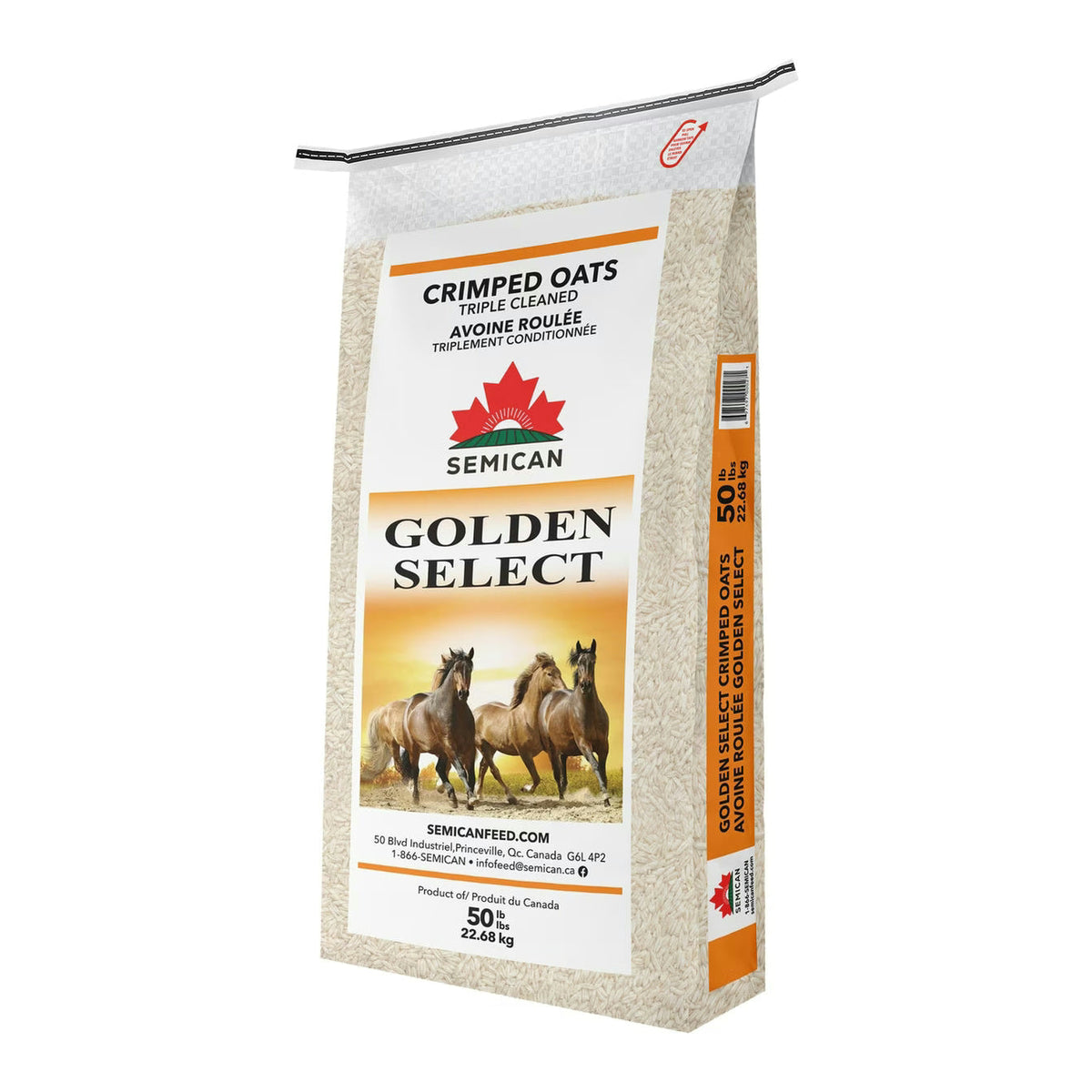 Semican - Golden Select Crimped Oats (22.68 kg)