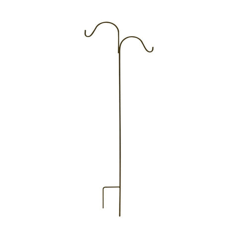 Landscapers Select - 64-inch Double Shepherd's Hook, Black 
