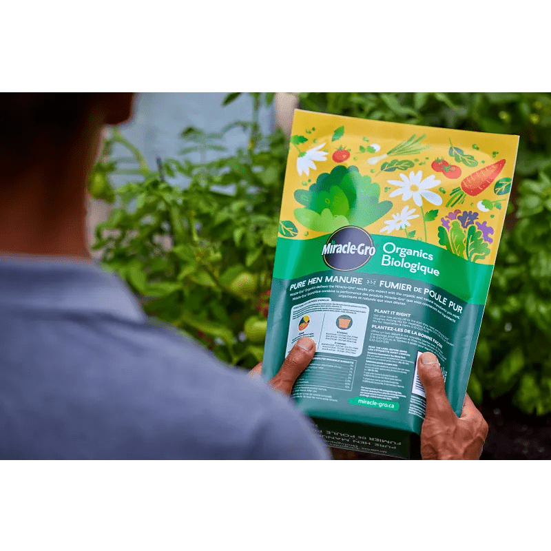 Engrais organique fumier de poule pur Miracle-Gro® Organics, 2 kg