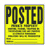 Panneau Avis Légal Affiché YP-1 27,9×27,9 cm - Hy-Ko