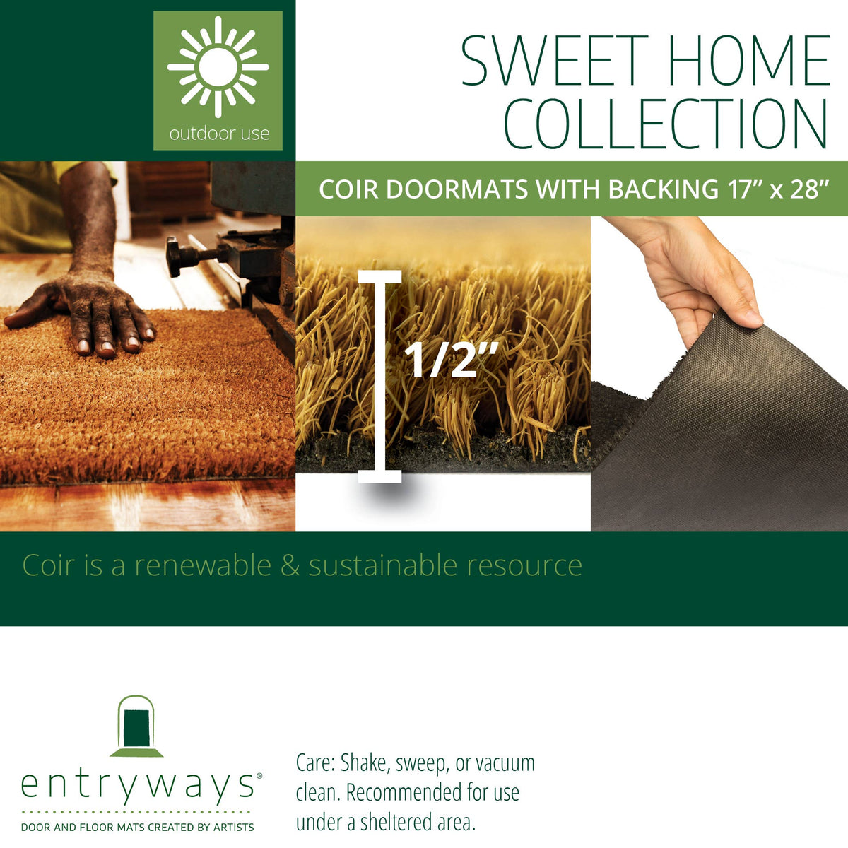 Entryways - Hamilton Coir Entrance Mat