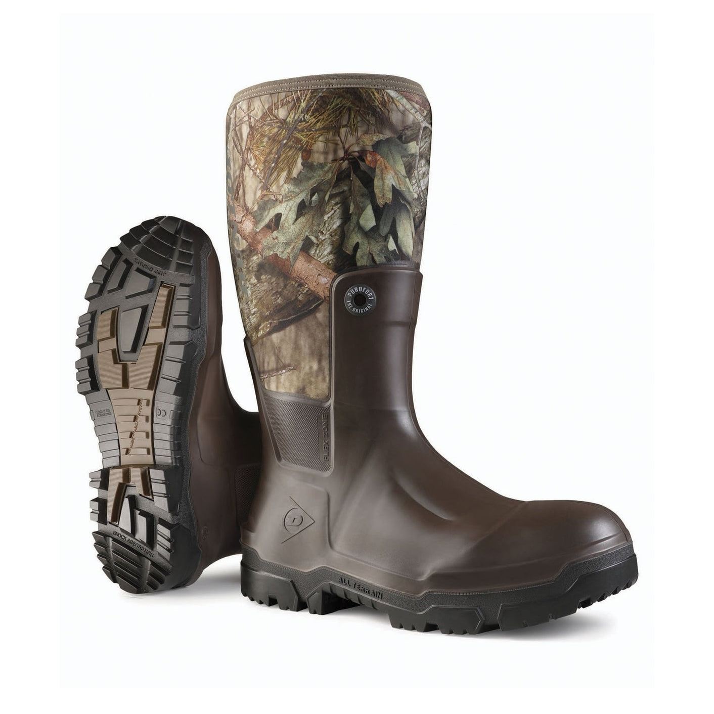 Dunlop - Snugboot Wildlander, Camo | 16'' Hunting and Fishing Rain Boots