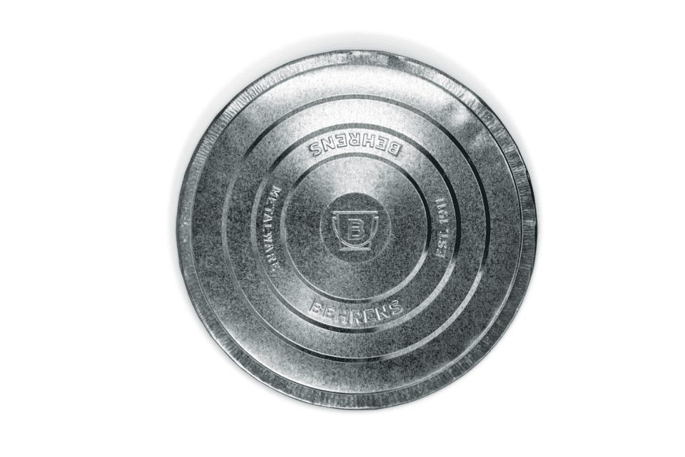 Behrens - 10 Gallon Galvanized Steel Utility / Trash Can with Lid