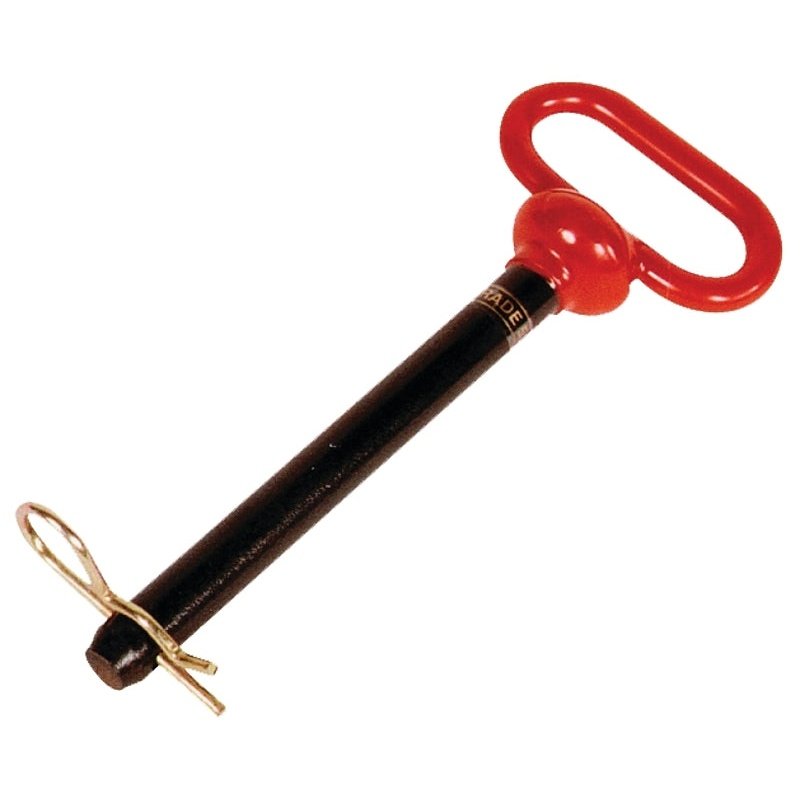 Goupille d'attelage tête rouge 3/4 po x 6.5 po