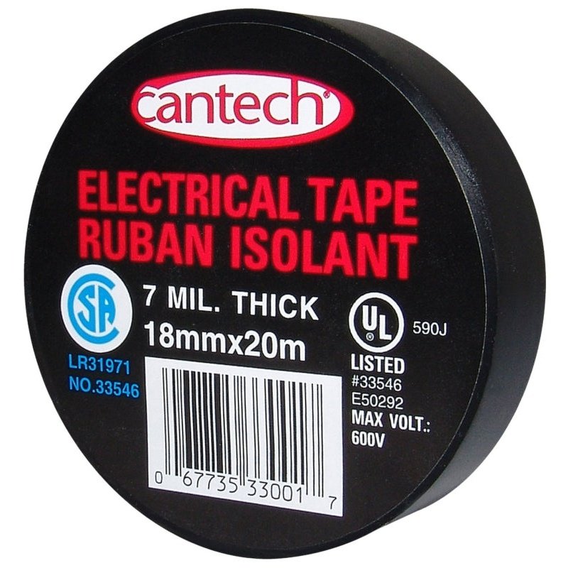 Cantech black electrical tape