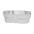 Bassine de lavage ovale 4 gal galvanisée