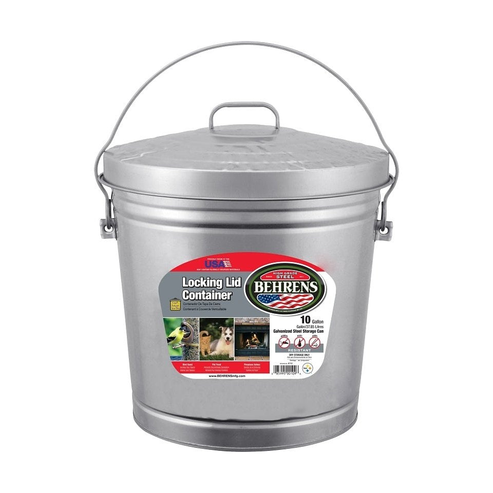 Poubelle avec couvercle verrouillable