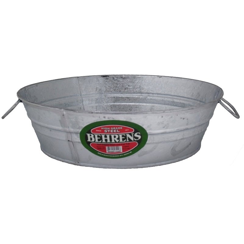 Behrens 3G galvanized low flat tray