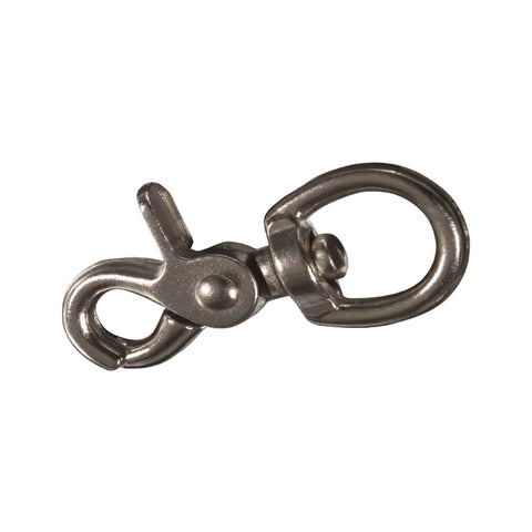 Mousqueton ciseaux à oeillet pivotant, taille de l'oeillet : 5/8 po, zinc - Ben-Mor