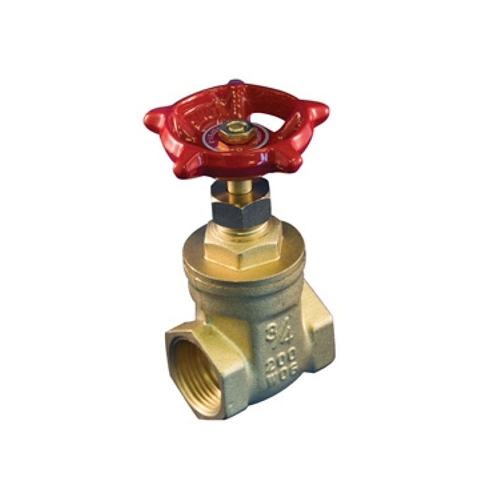 Brass gate valve 1/2'' threaded