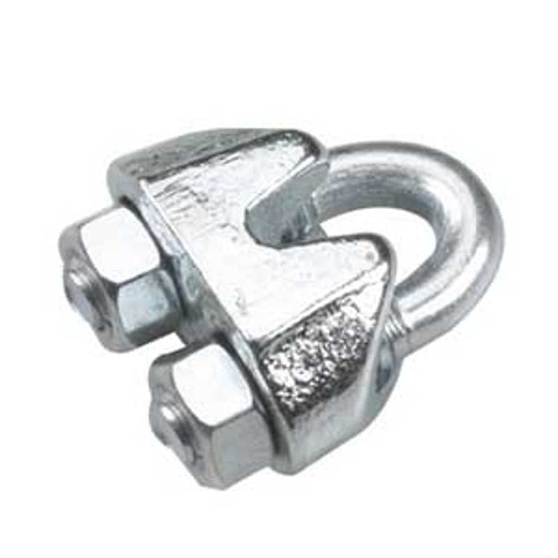 3/8" zinc cable clamp