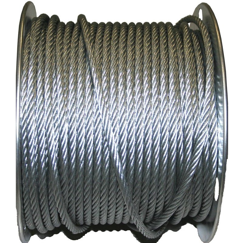 Galvanized cable 1/4 in x 250 feet