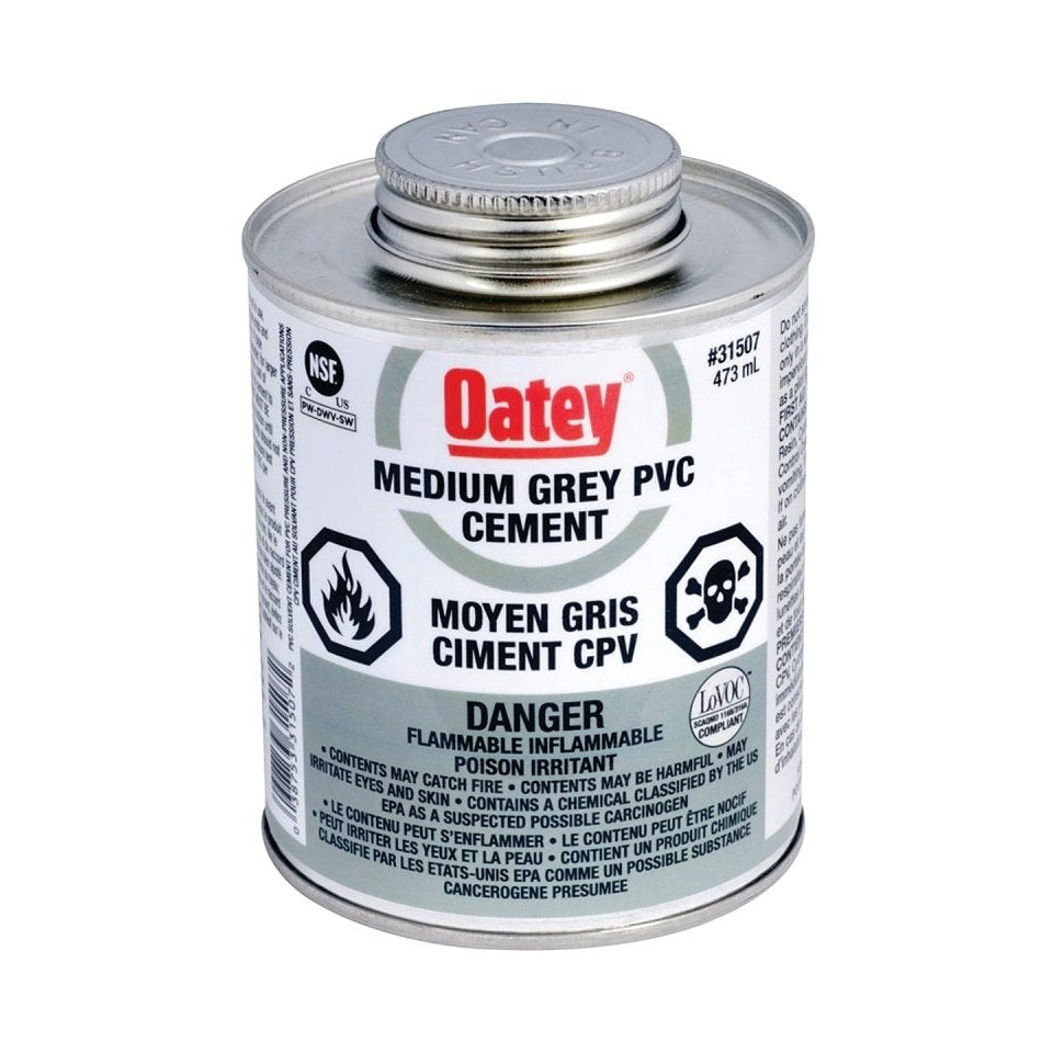 Colle PVC gris moyen 236 ml