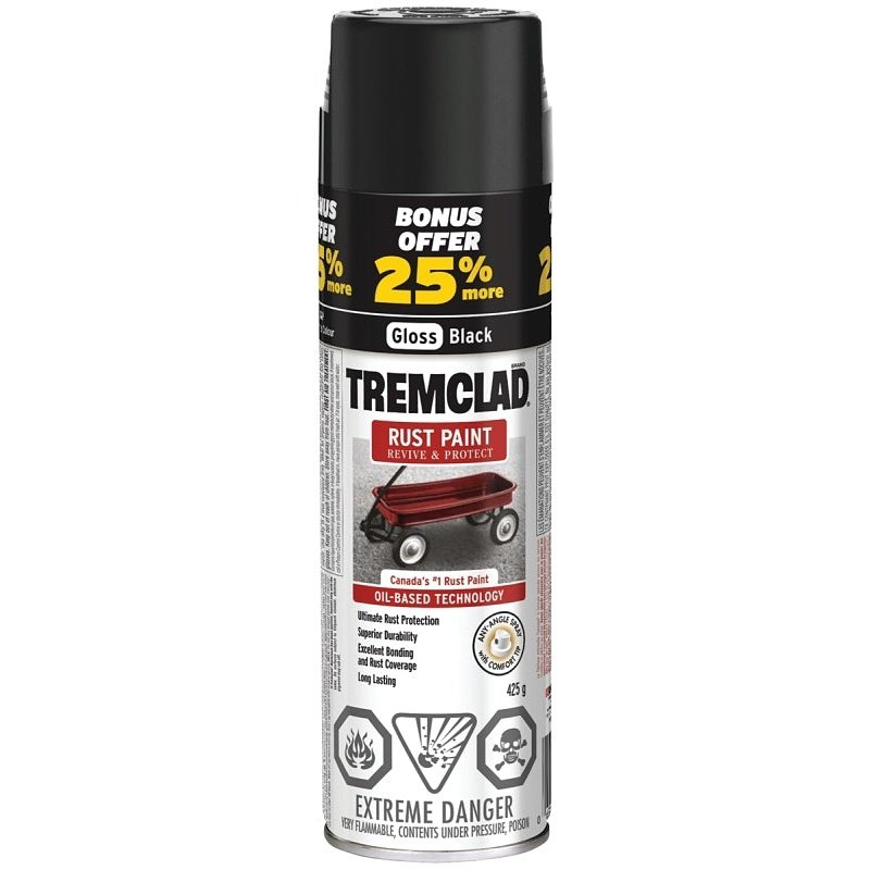 Gloss anti-rust paint, black