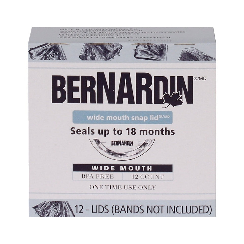 Couvercle à pression pour bocal Mason à large ouverture