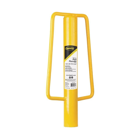 SpeeCo - Yellow Metal T-Post Pounder/Driver, 18.5 lb