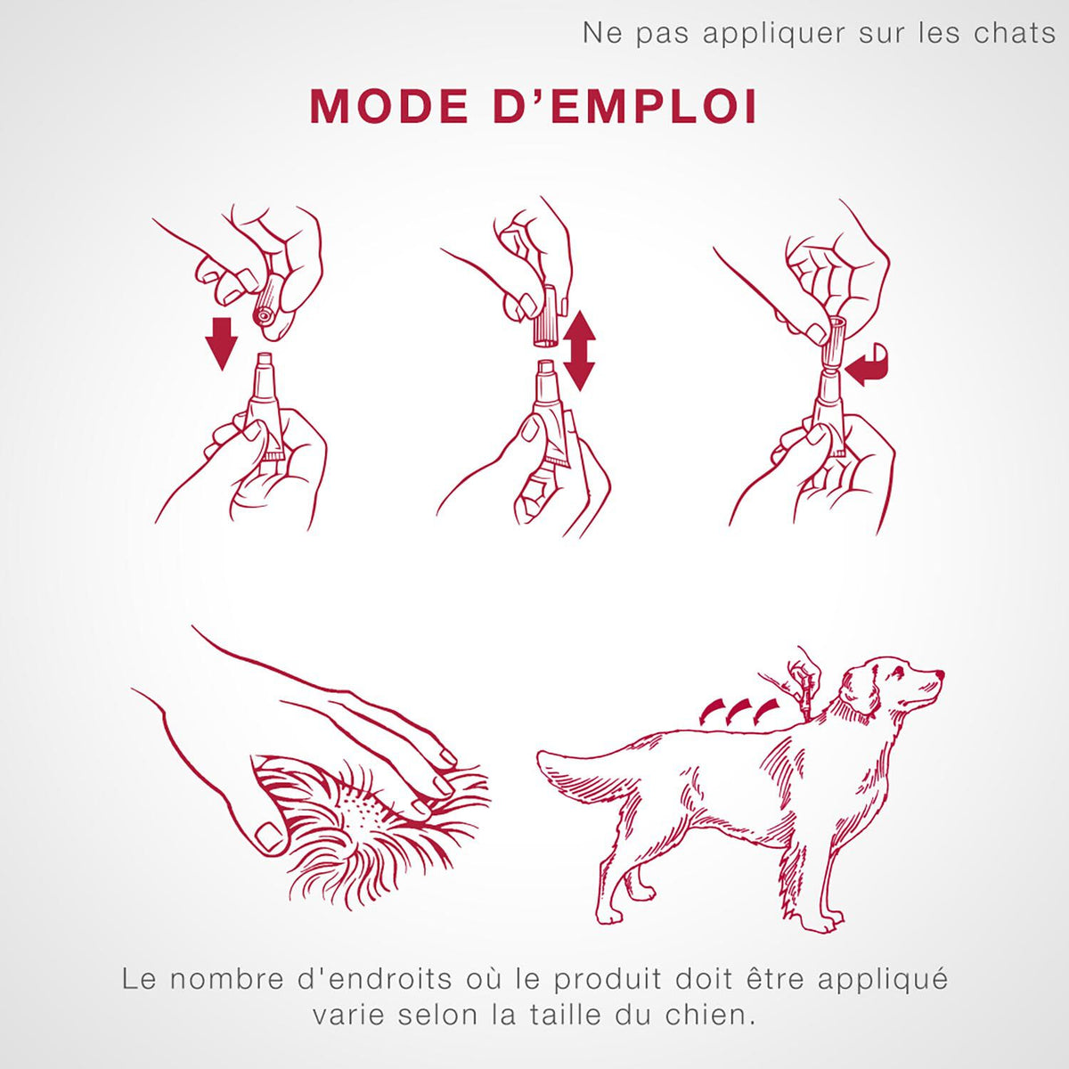 Protection topique K9 Advantix® II, puces et tiques pour chiens de moins de 11 à 25 kg, 4 un - Elanco