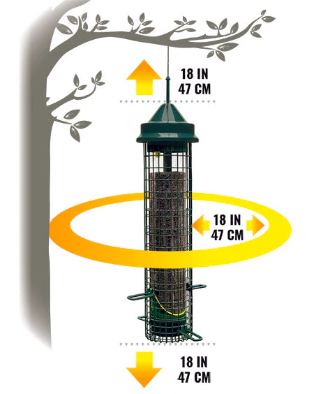 Mangeoire Squirrel Buster® Finch - Brome Bird Care