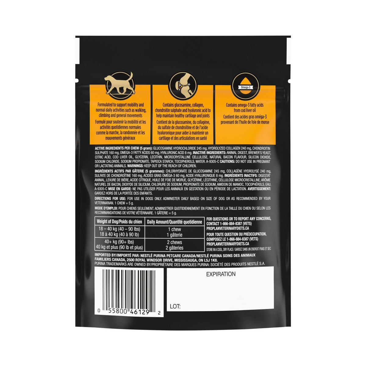 Purina Pro Plan - Canine Joint Care Support Supplements for Dogs