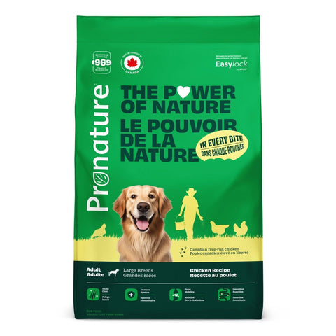 Croquettes chien grandes races poulet 15 kg - Pronature