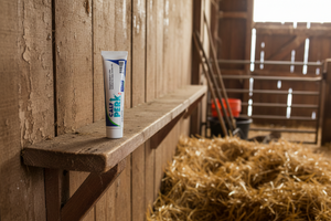 calf perk supplement in a calving barn
