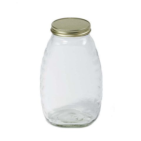 Pot de miel en verre avec couvercle en métal - Little Giant