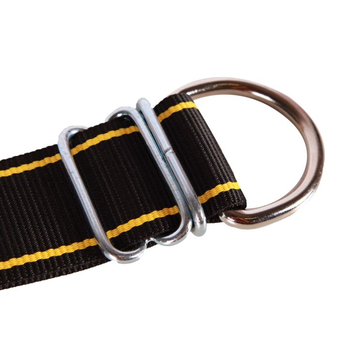 Collier de taureau en nylon 7 cm x 1,70 m noir - Kamer