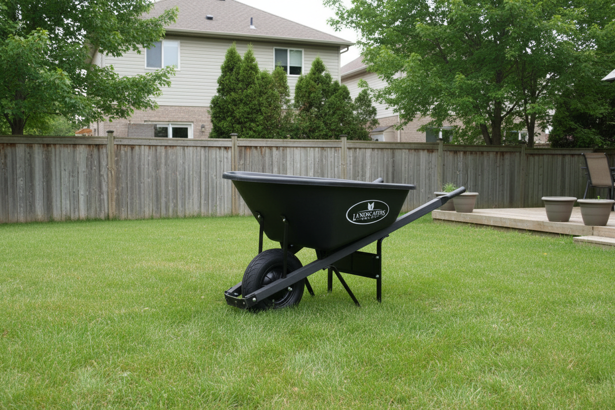 Brouette de jardinage, 6 pi³, cuve en poly - Landscapers Select