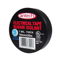 Ruban isolant électrique, longueur 20 m, largeur 18 mm, support PVC, noir - Cantech