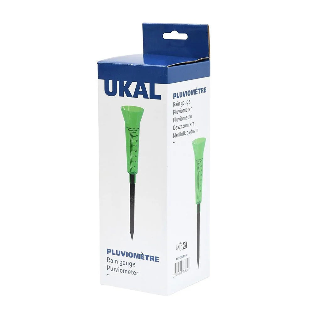 Pluviomètre à lecture directe en plastique - UKAL