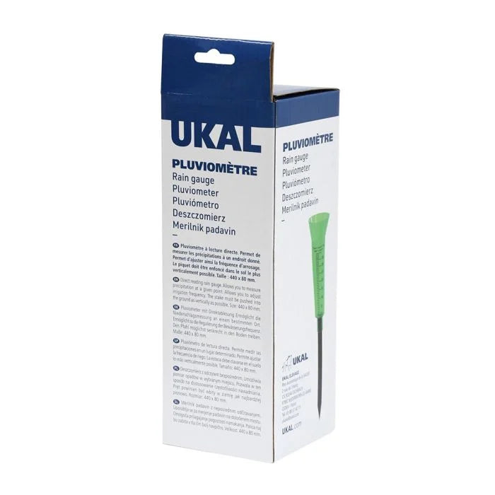 Pluviomètre à lecture directe en plastique - UKAL